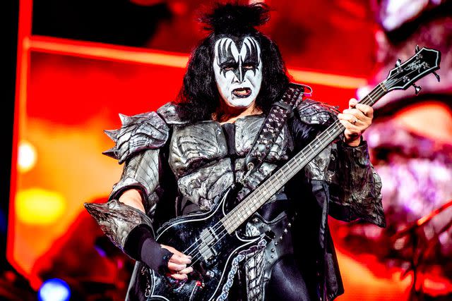 Francesco Prandoni/Getty Gene Simmons performs in Italy in July 2022