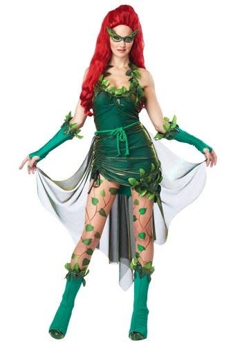 40) Plus-Size Poison Ivy Costume