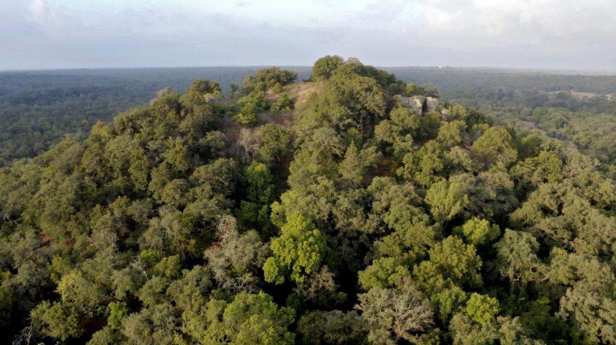 The Tonkawa Tribe is based today in northern Oklahoma, but its homelands are in Texas, where it recently bought back a mountain central to its origination story. The mountain is located near Gause, about 80 miles northeast of Austin.