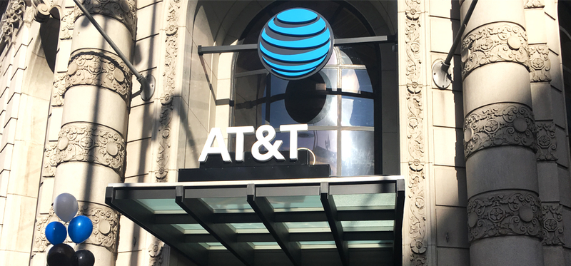 AT&T flagship store in San Francisco.