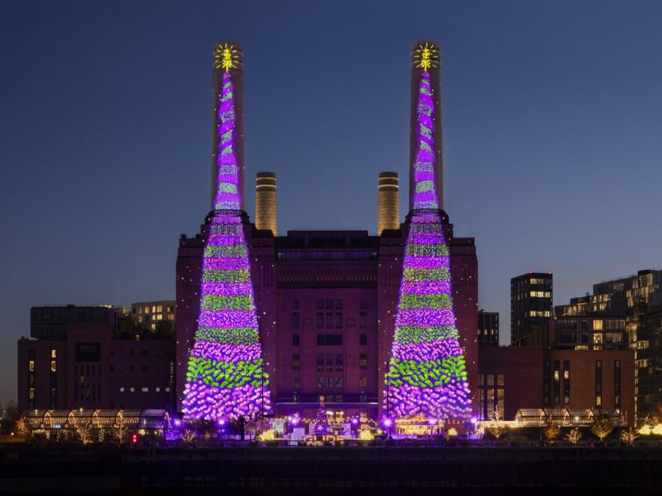 David Hockney’s installation at Battersea Power Station (Press)