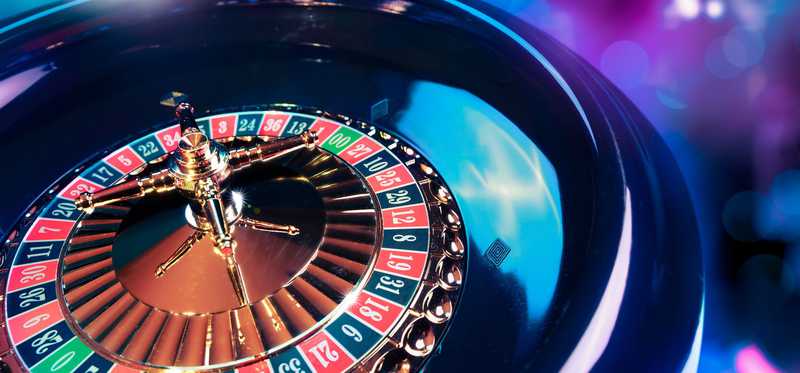 A roulette wheel.