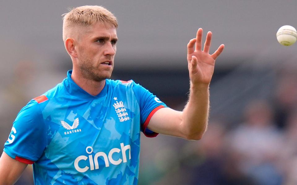 England's Olly Stone during the second one day international match at Headingley, Leeds. Picture date: Saturday September 21, 2024. PA Photo.