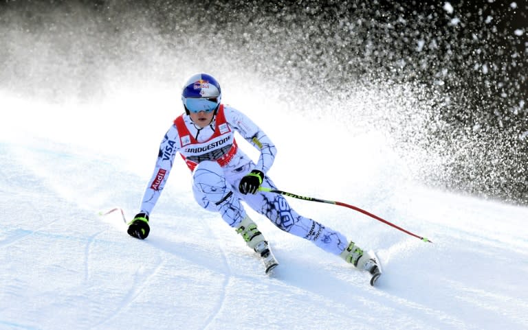 Lindsey Vonn wins the women's downhill in Garmisch to claim her 76th World Cup victory and edge closer to Ingmar Stenmark's record