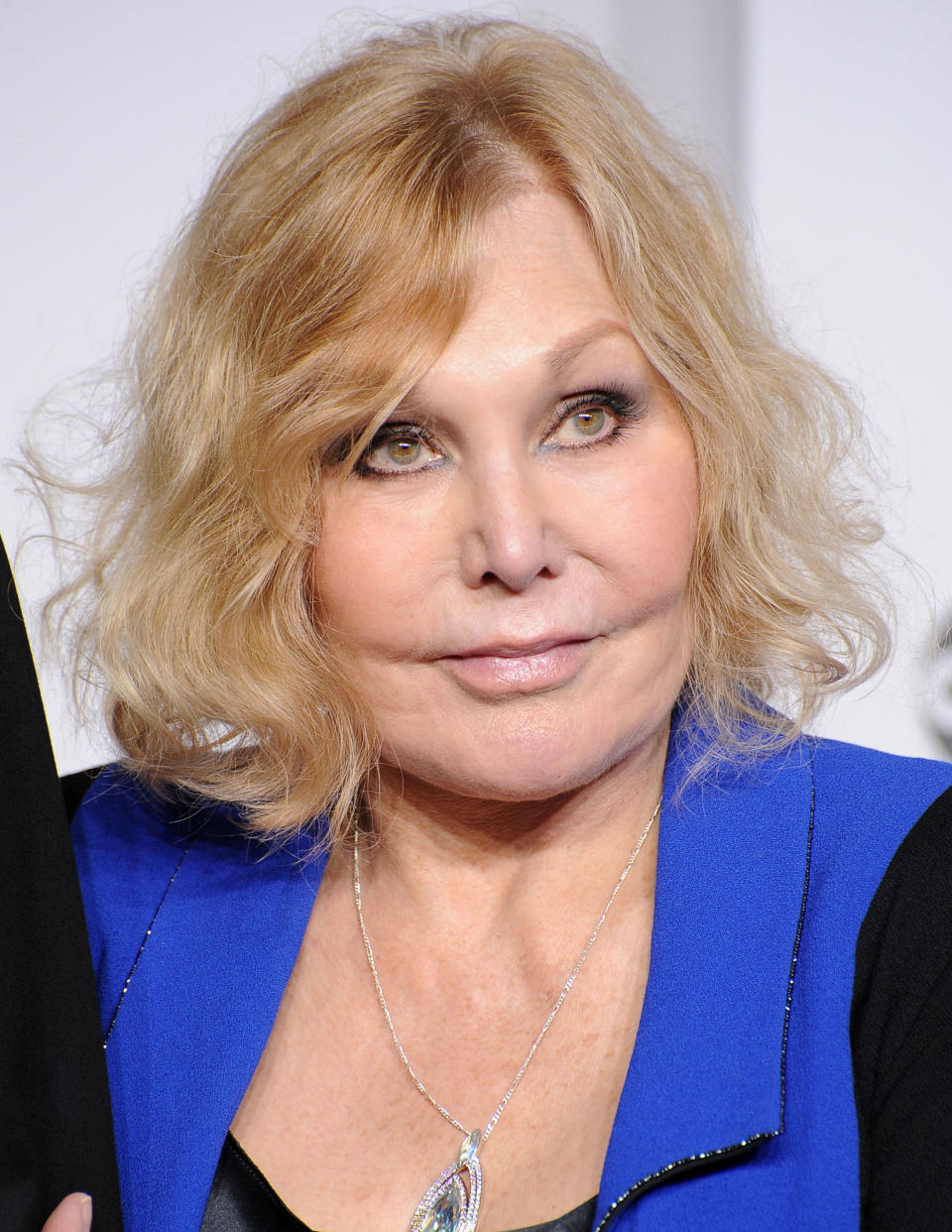 HOLLYWOOD, CA - MARCH 02:  Kim Novak poses at the 86th Annual Academy Awards at Loews Hollywood Hotel on March 2, 2014 in Hollywood, California.  (Photo by Steve Granitz/WireImage)