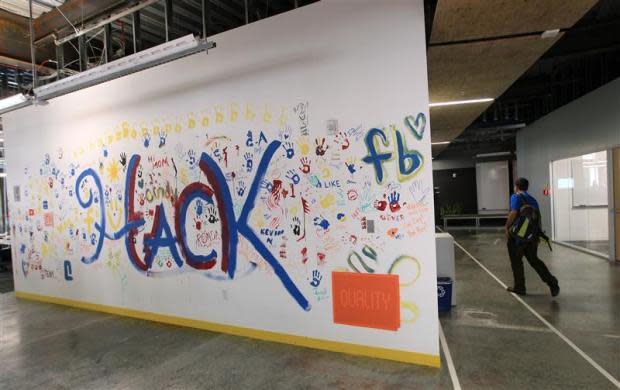 Facebook, tagged at new HQ