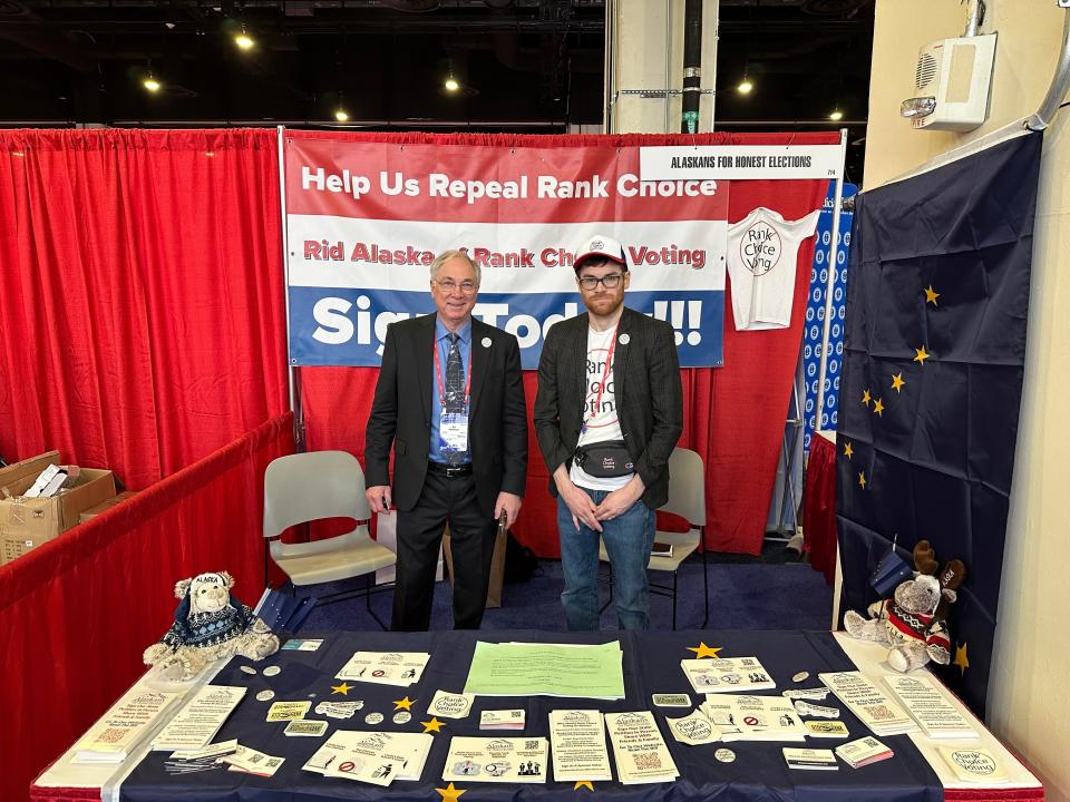 Alaskans for Honest Elections had a booth at CPAC this year.