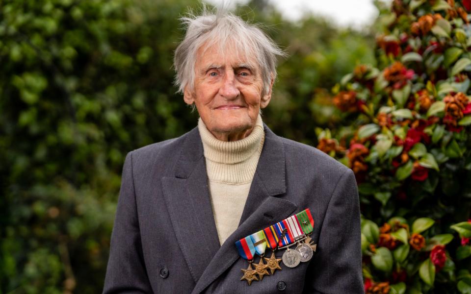 Lt Jim Booth photographed at home - Andrew Crawley