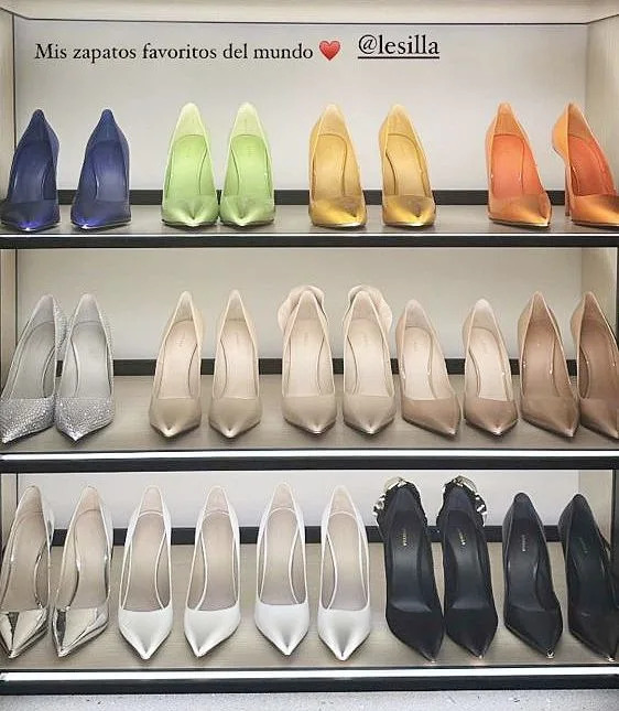 La colección de zapatos de Georgina