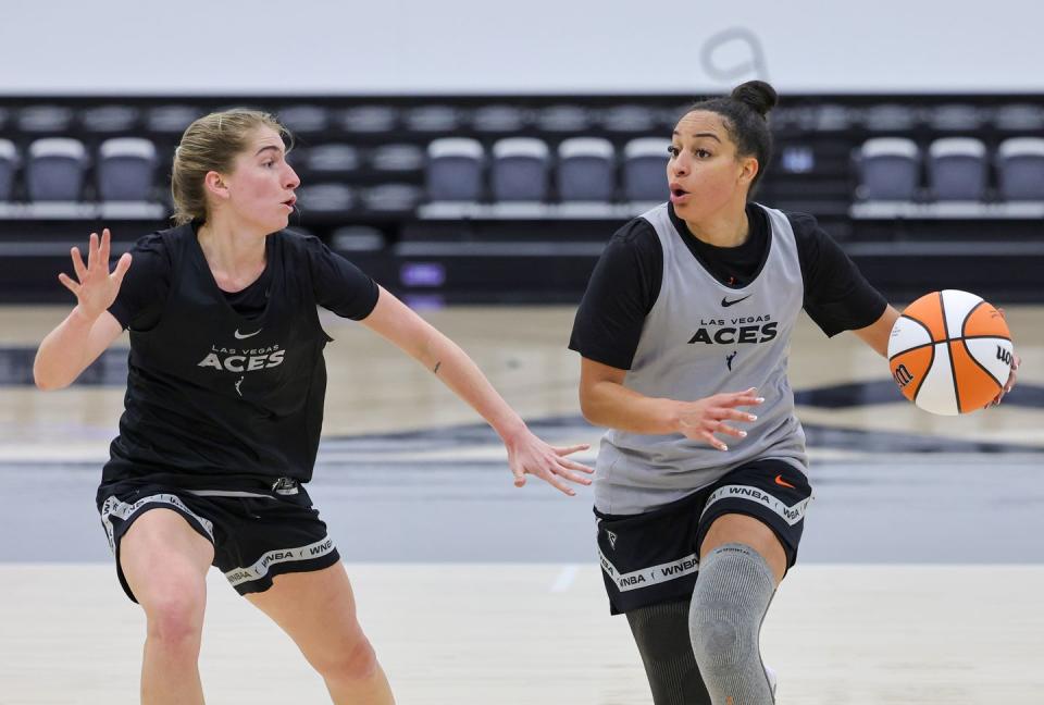 las vegas aces training camp