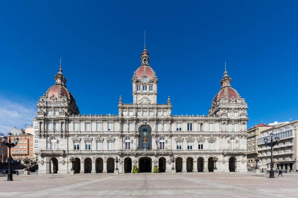 Ayuntamiento de A Coruña, España.