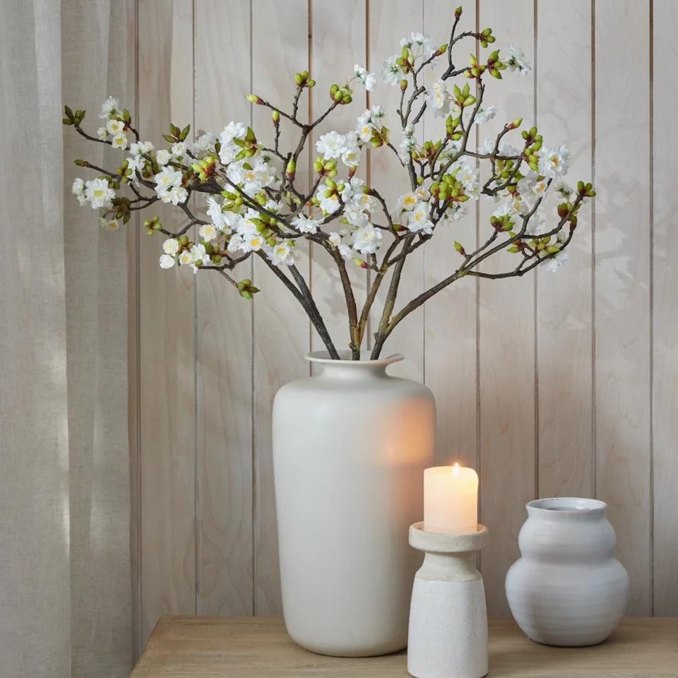 Faux Blossom Branch Set of 3 Stems