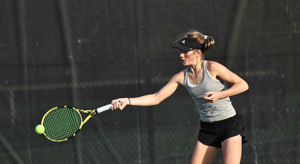 CHCA's Sophia Thompson won a district singles championship last season.