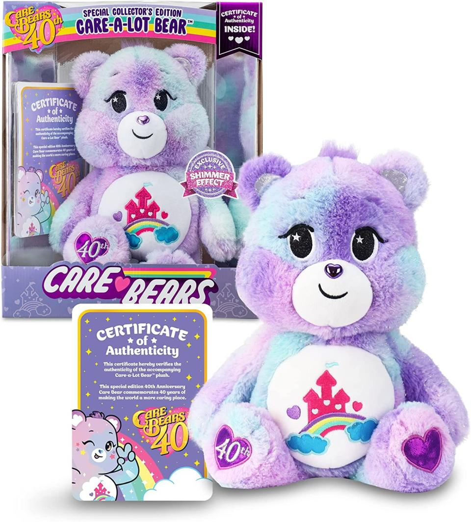 New 2022 Care Bears 14" Plush - 40th Anniversary Care-a-Lot Bear