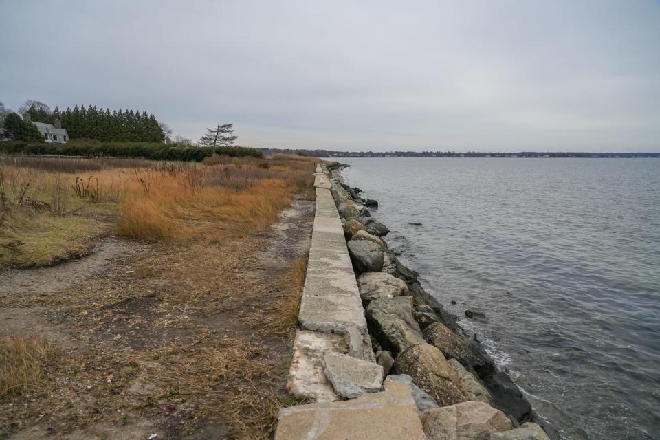 The seawall in front of 85 Nayatt Road in Barrington, once blocked by the property owners, must be accessible to the public, according to the Coastal Resources Management Council.
