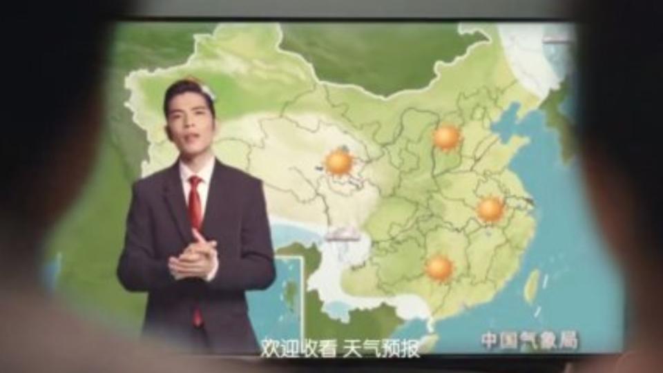 蕭敬騰曾拍攝中國大陸氣象局宣傳影片。（圖／翻攝自微博）