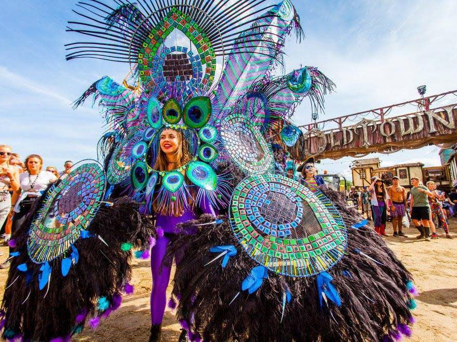 Incredible costumes were seen across the festival (Boomtown Fair )