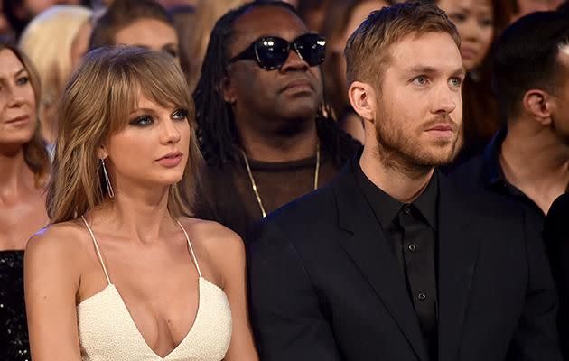 Taylor Swift and Calvin Harris. Photo: Getty