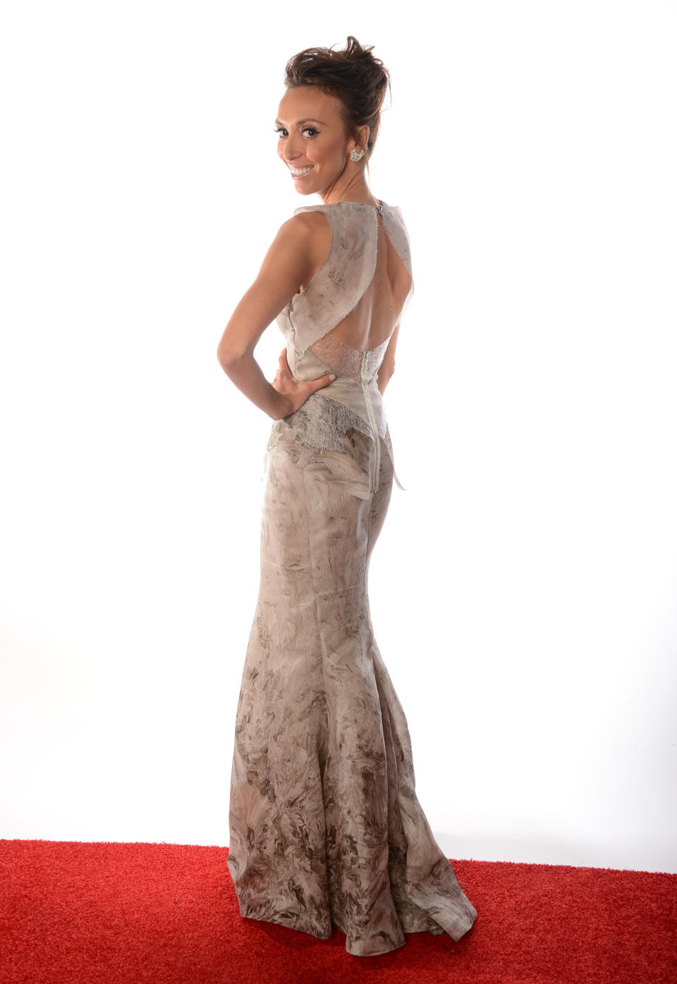 BEVERLY HILLS, CA - JANUARY 13:  TV personality Giuliana Rancic poses for a portrait at the 70th Annual Golden Globe Awards held at The Beverly Hilton Hotel on January 13, 2013 in Beverly Hills, California.  (Photo by Dimitrios Kambouris/Getty Images)