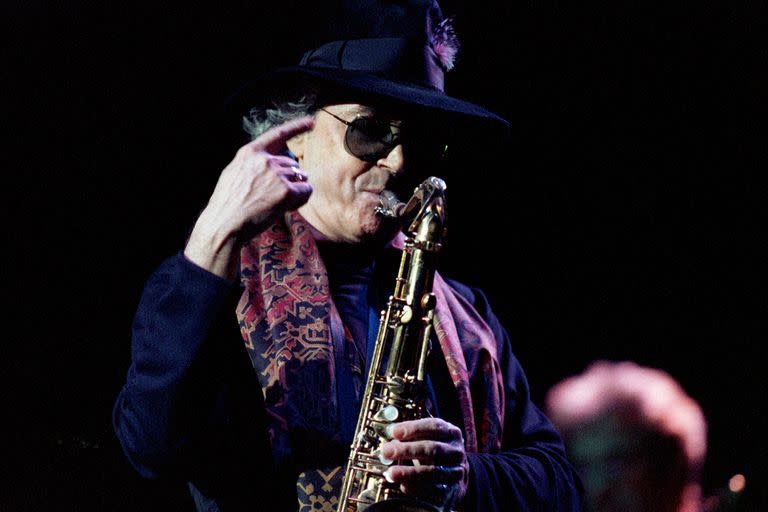 Gato Barbieri en el Gran Rex porteño, en 1999