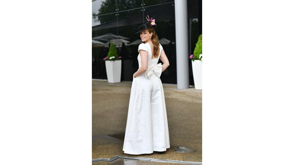 ASCOT, ENGLAND - JUNE 18: Rosie Tapner poses during Royal Ascot 2021 at Ascot Racecourse on June 18, 2021 in Ascot, England. (Photo by Kirstin Sinclair/Getty Images for Royal Ascot)