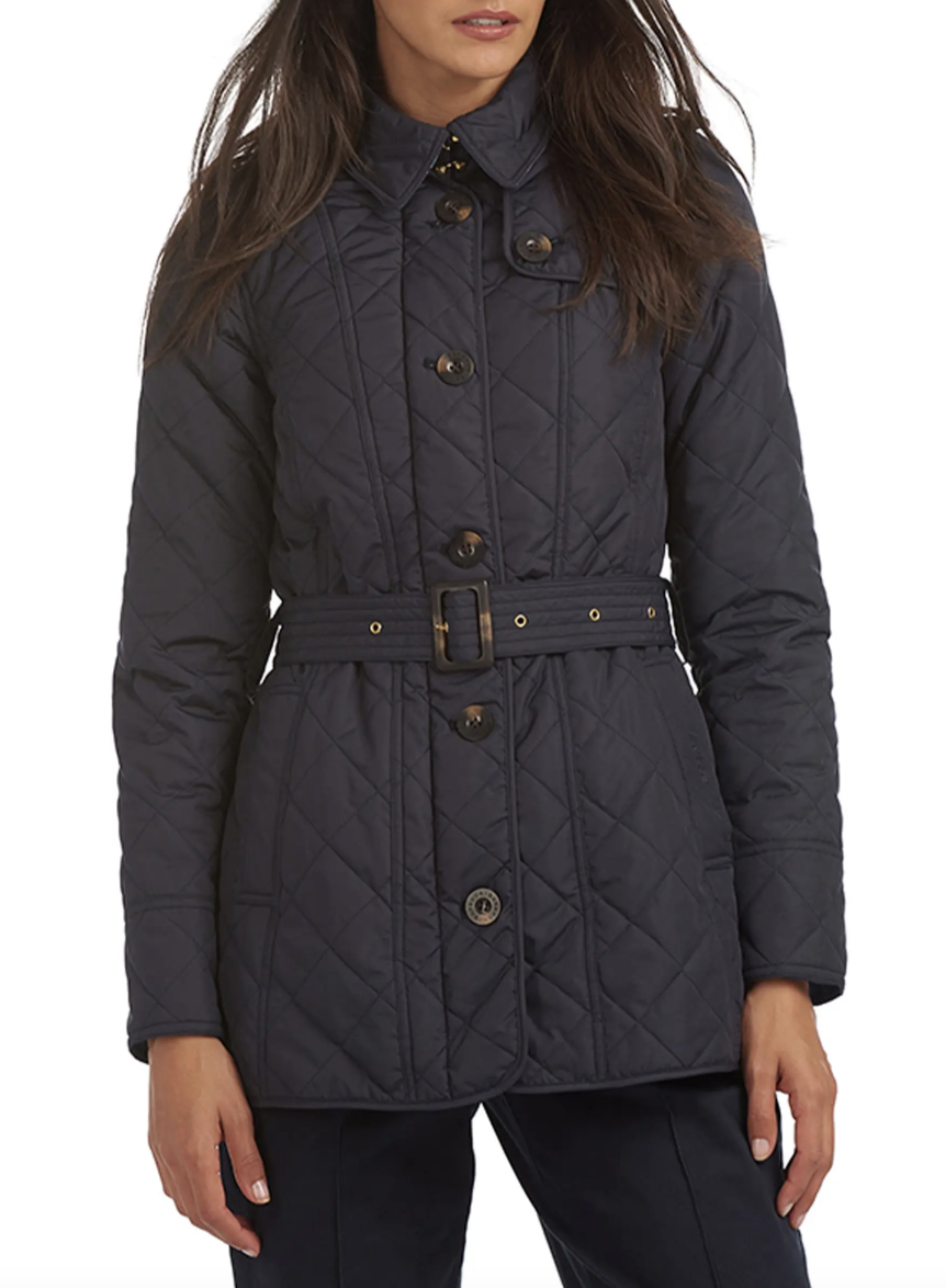 Barbour Tummel Belted Quilted Jacket (Photo via Nordstrom)