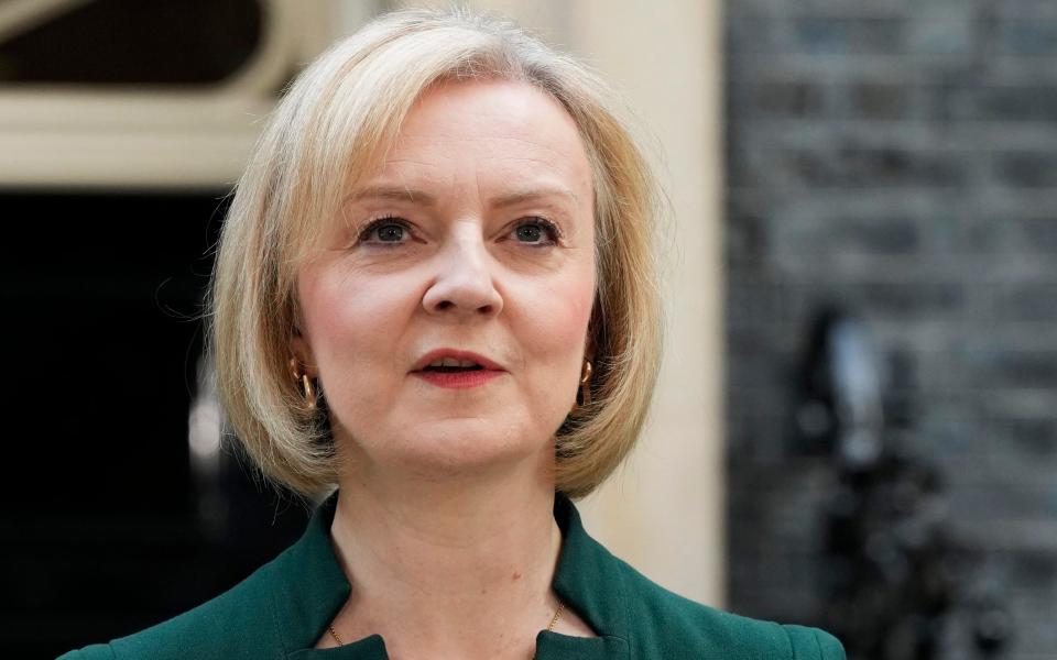 Liz Truss - AP Photo/Frank Augstein, File