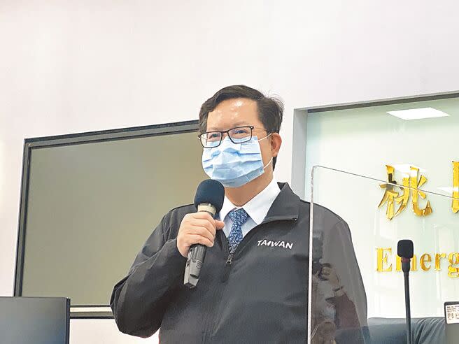 桃園市長鄭文燦15日表示，桃醫專案採檢率達100％，桃醫事件初步畫下句號。（蔡依珍攝）