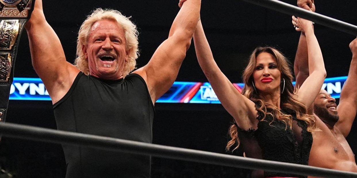 aew jeff and karen jarrett