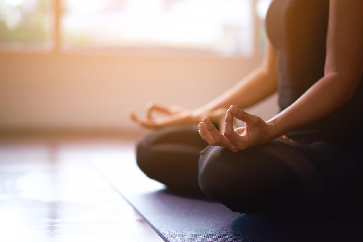 Yoga and meditation may offer a quick boost, but they aren't a substitute for professional help. (Photo: goo.gl/73nyq6 via Getty Images)