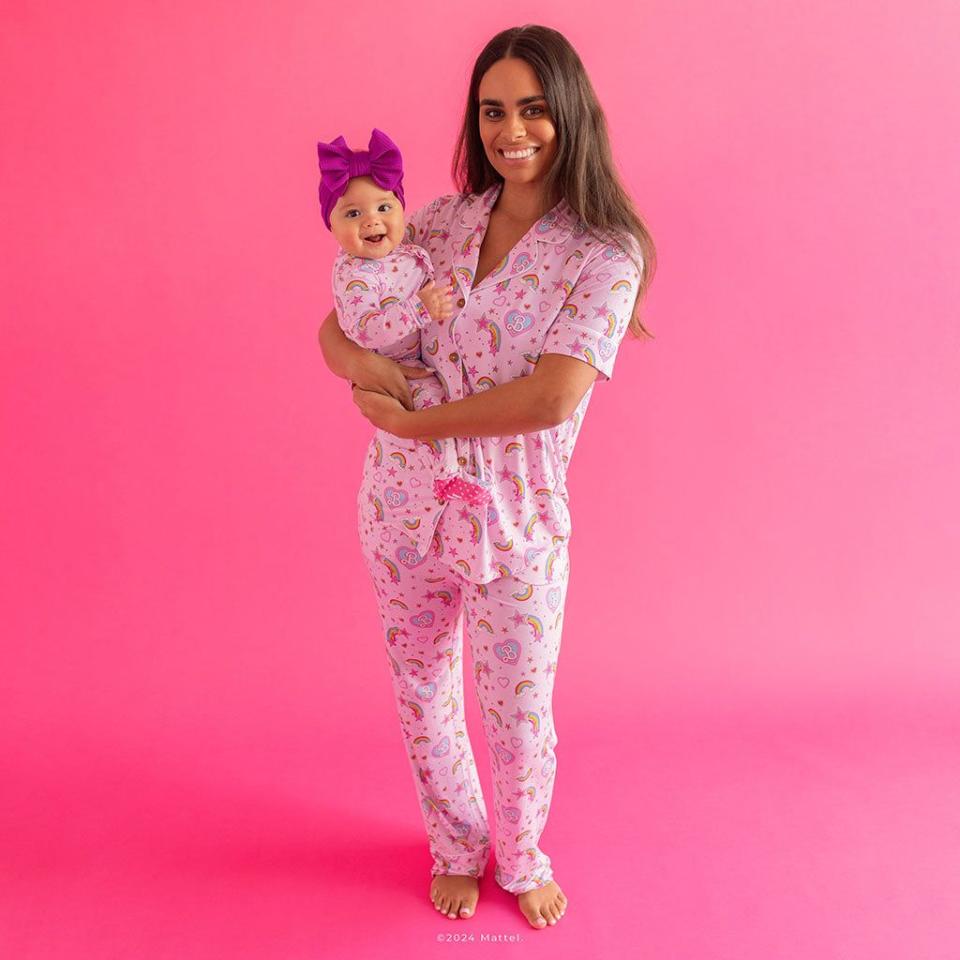 <p><a href="https://go.redirectingat.com?id=74968X1596630&url=https%3A%2F%2Fposhpeanut.com%2Fproducts%2Fbarbie-star-power-womens-luxe-pajama-set&sref=https%3A%2F%2F" rel="nofollow noopener" target="_blank" data-ylk="slk:Shop Now;elm:context_link;itc:0;sec:content-canvas" class="link ">Shop Now</a></p><p>Women's Luxe Pajama Set</p><p>poshpeanut.com</p><p>$82.00</p>