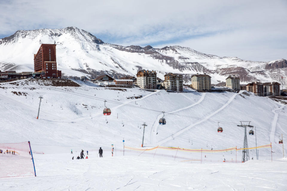 The base area of Valle Nevado a few winters ago.<p>Mary T. Walsh</p>