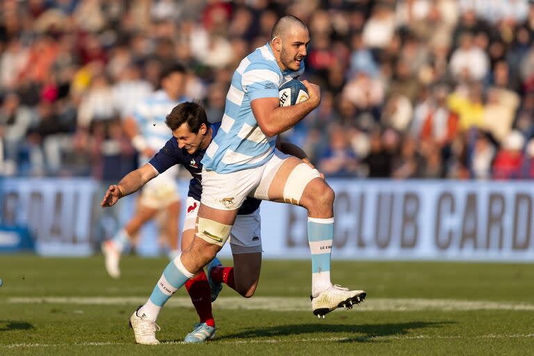 Franco Molina, jugador de Los Pumas, está viviendo un sueño: después de un buen debut desde el inicio, pretende afianzarse con regularidad