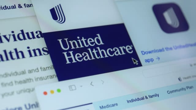 United Healthcare websites are shown.