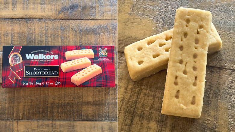 Walkers shortbread cookie fingers