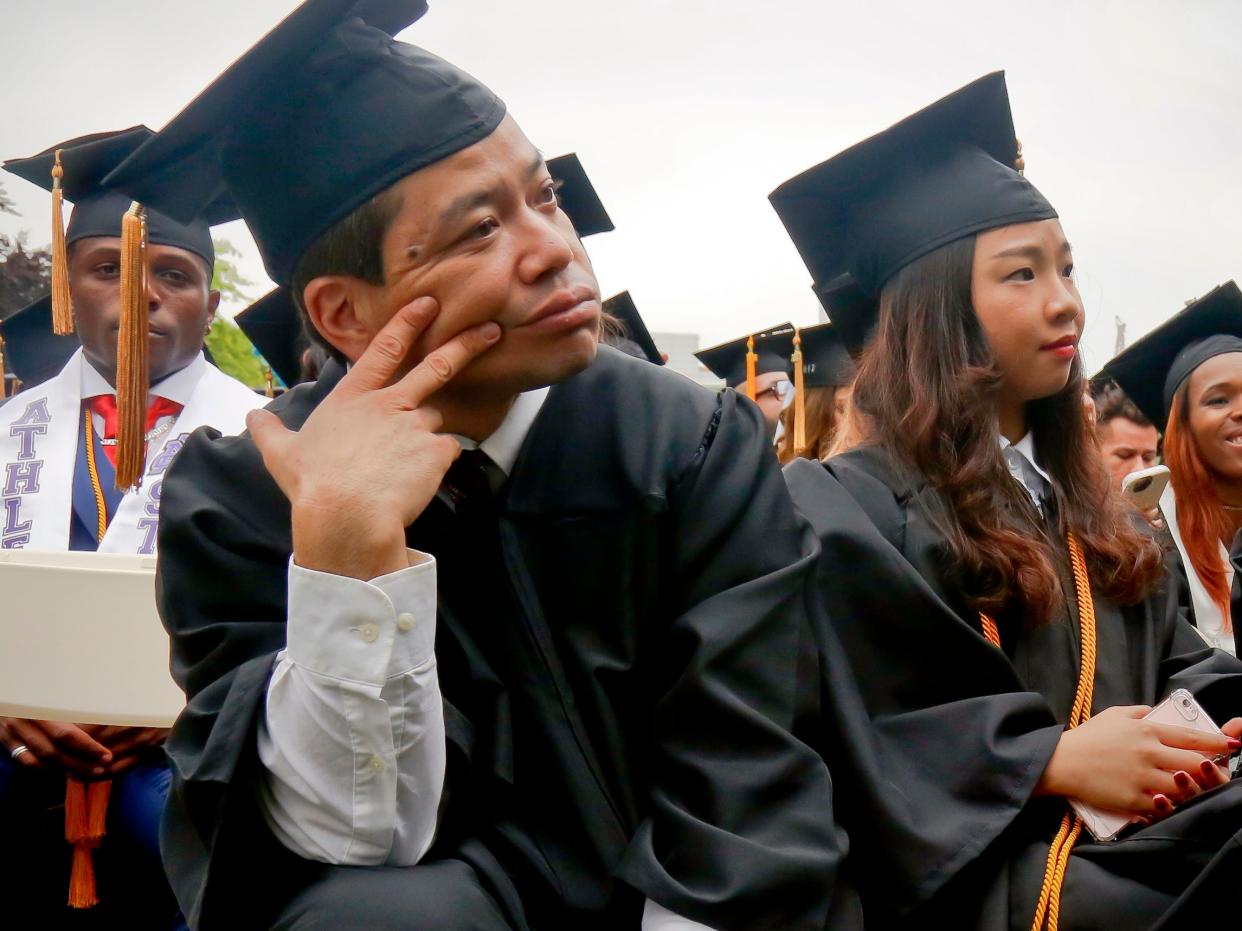 college student graduation