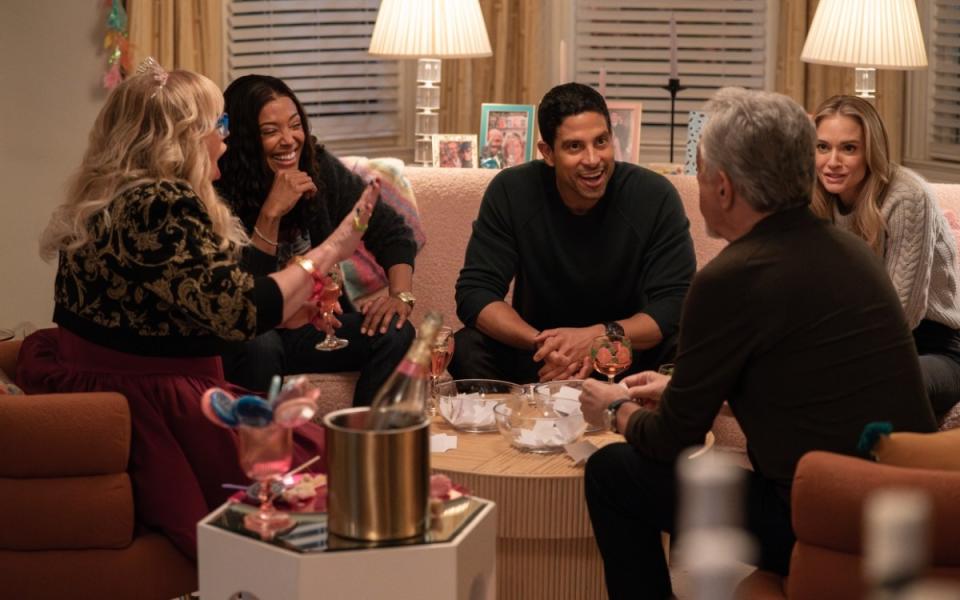 Kirsten Vangsness, Aisha Tyler, Adam Rodriguez, A.J. Cook, Joe Mantegna<p>Photo Credit: Michael Yarish /Paramount+</p>