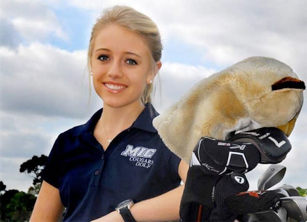 Summer Johns, who starred for the MIC boys golf team throughout her high school career — USA Today:Florida Today