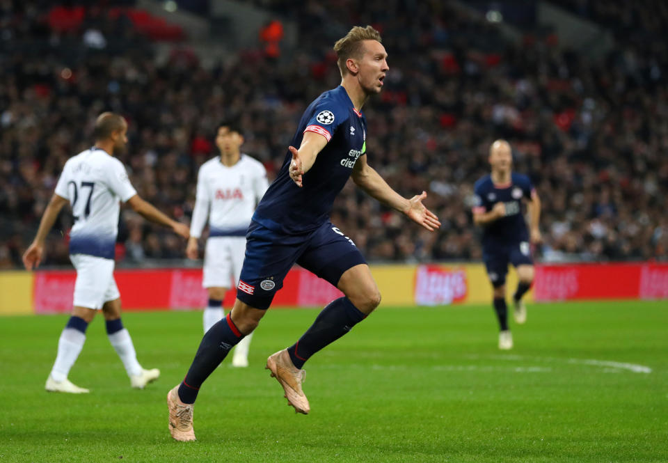 Luuk de Jong’s early header stunned the Wembley crowd