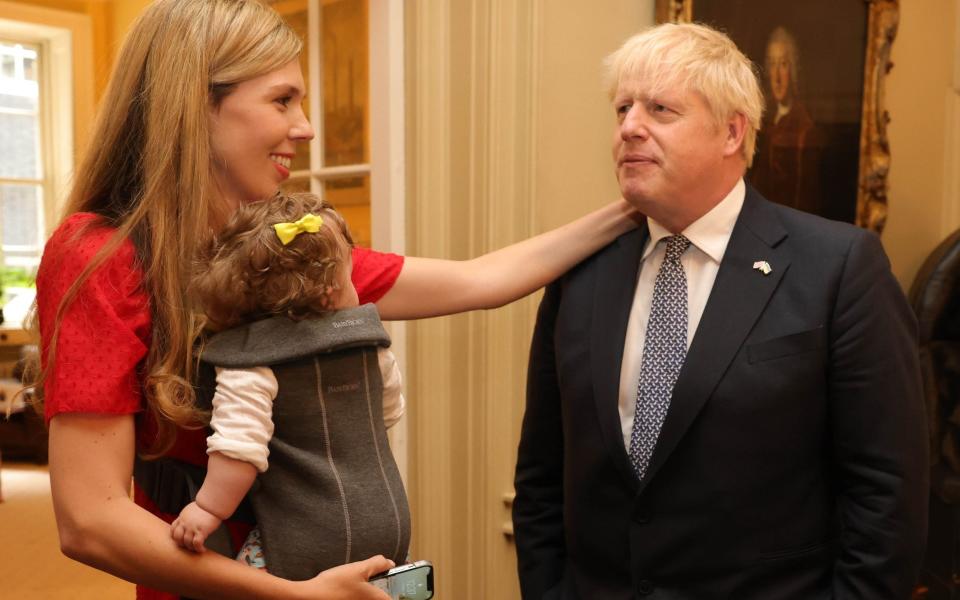 Boris Johnson and his wife Carrie are thinking about their future - Andrew Parsons / No 10 Downing Street