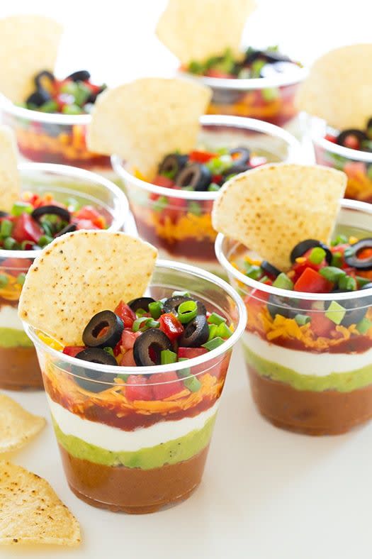 Individual 7-Layer Bean Dips