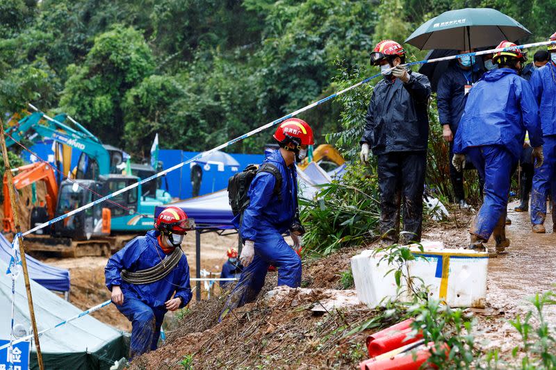 China Eastern Airlines plane crash in Wuzhou