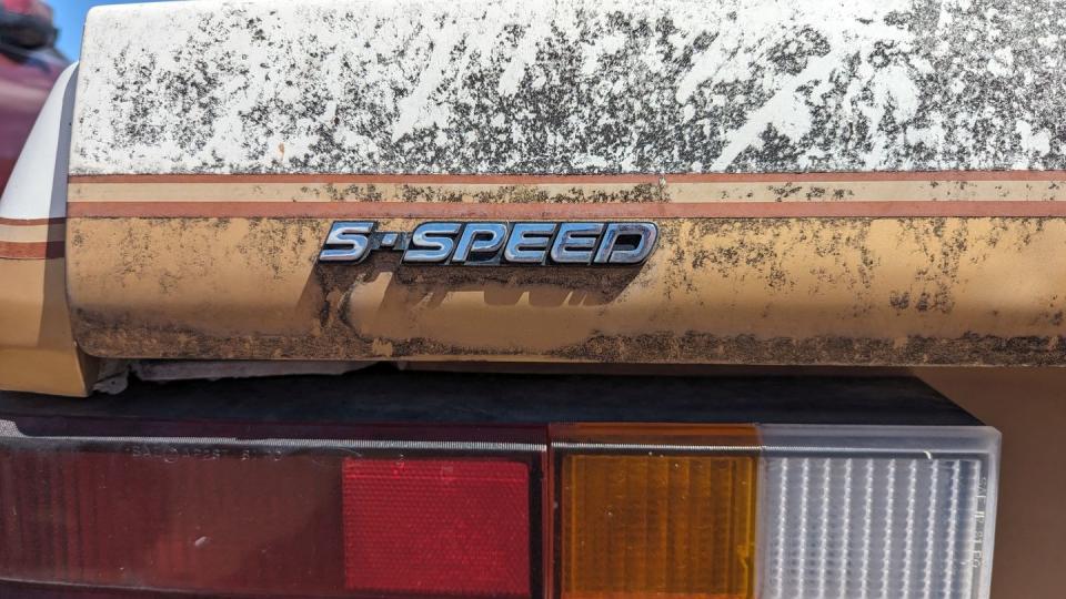 1984 ford escort gold medal edition from phil long ford in colorado junkyard