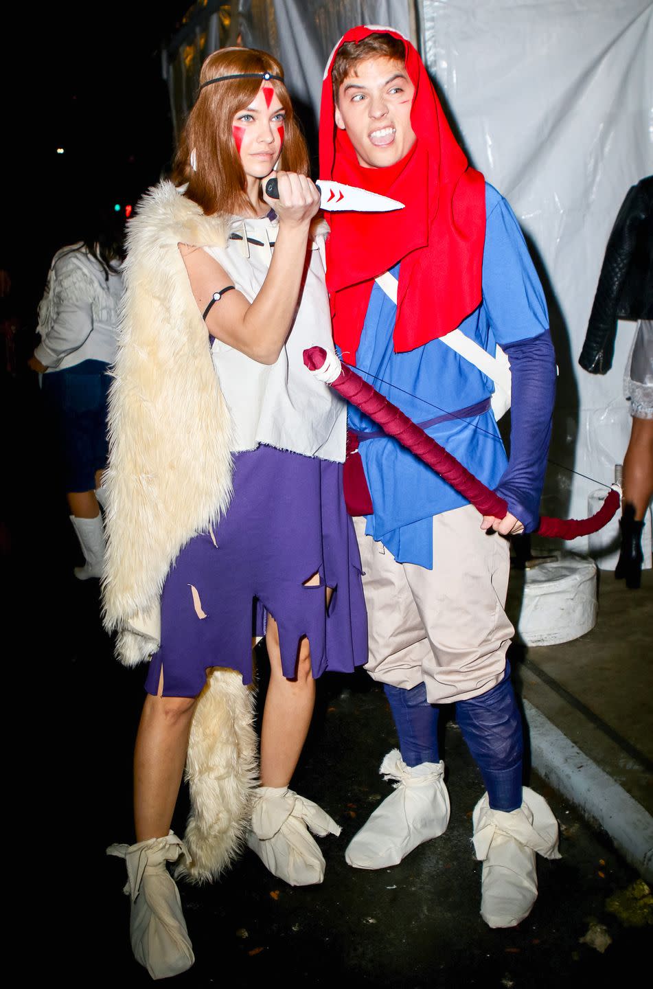 Barbara Palvin and Dylan Sprouse - Ashitaka and San from "Princess Mononoke"