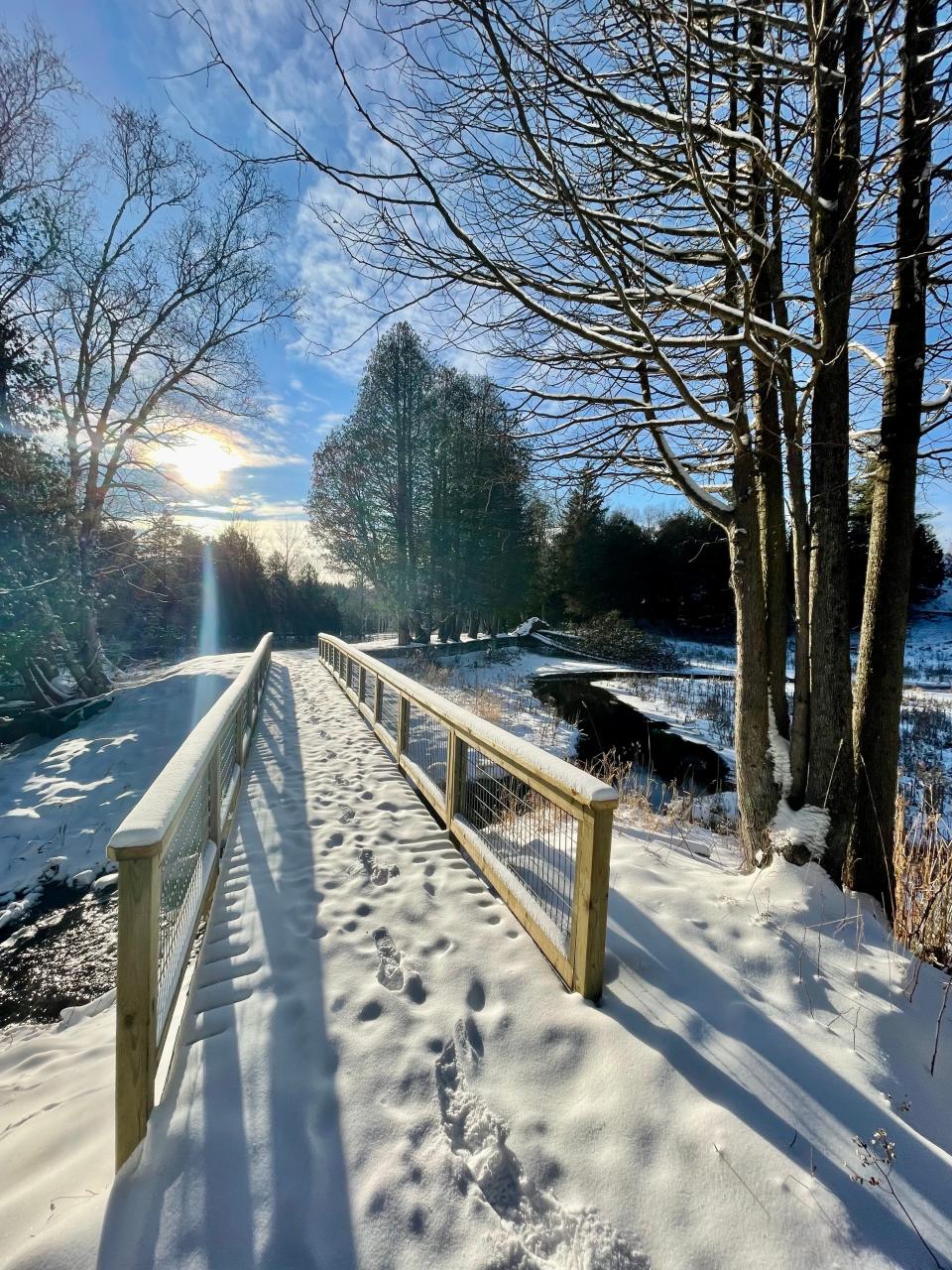 The new Seberon “Boo” Lizenburger Nature Preserve, located off of Five Mile Creek Road north of Harbor Springs, was announced on Jan. 12.