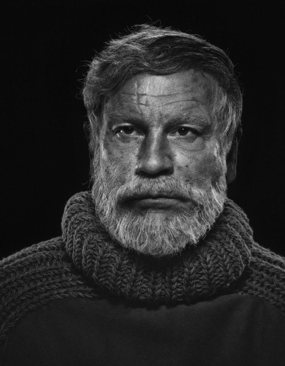 <div class="inline-image__caption"><p>John Malkovich by Sandro Miller as Ernest Hemingway by Yousuf Karsh</p></div> <div class="inline-image__credit">Sandro Miller</div>