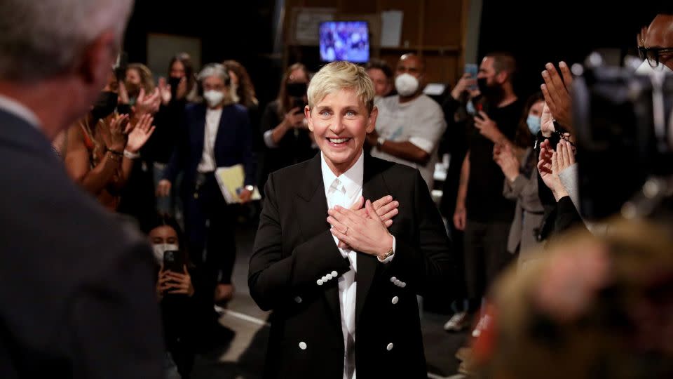 Ellen DeGeneres at the final taping for  "The Ellen DeGeneres Show." - Michael Rozman/Warner Bros.