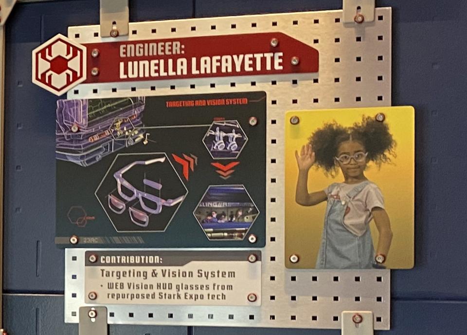 Lunella Lafayette is one of the people who helped Peter create the web slinger vehicle at Disney California Adventure's Avengers Campus.