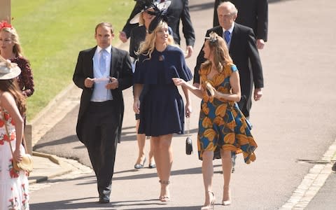 Chelsy Davy arrives. - Credit: Eddie Mulholland for The Telegraph 