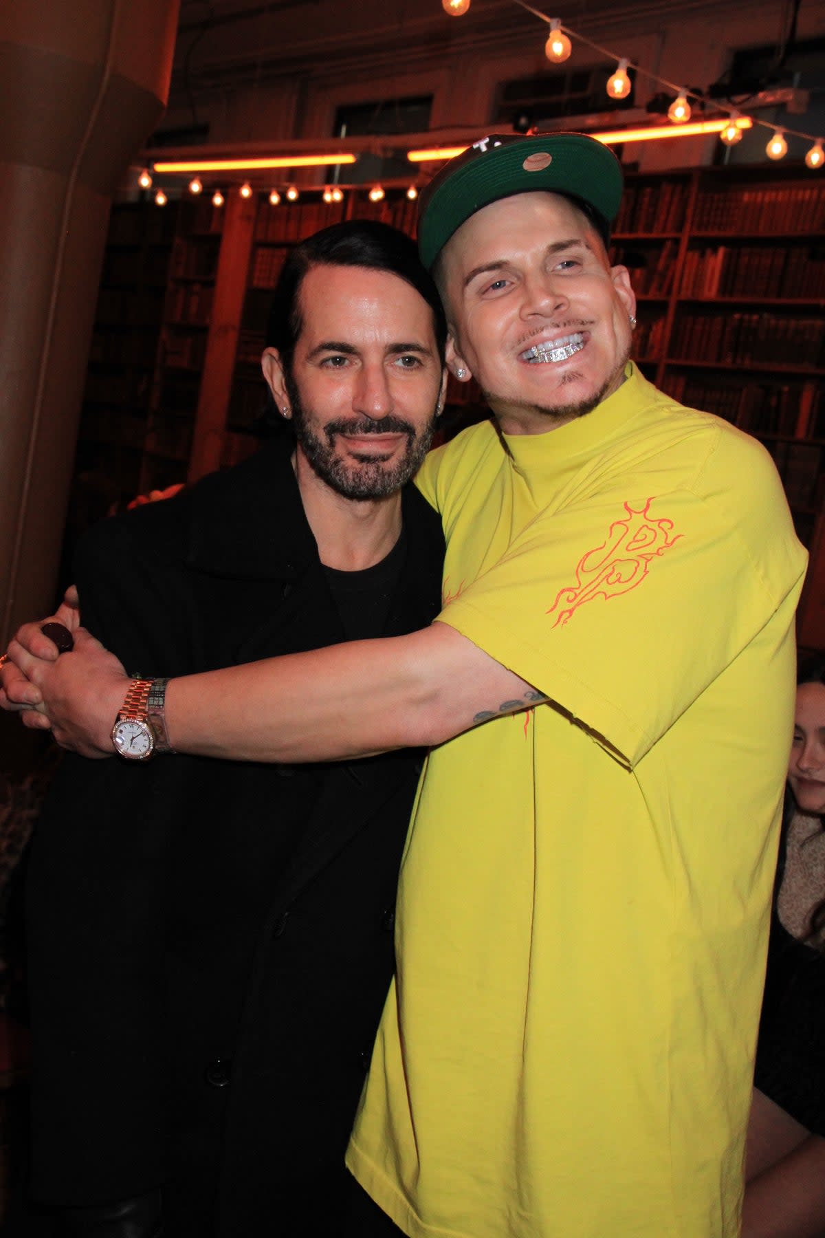 Marc Jacobs and Char Defrancesco at Anna Sui (Anna Sui)